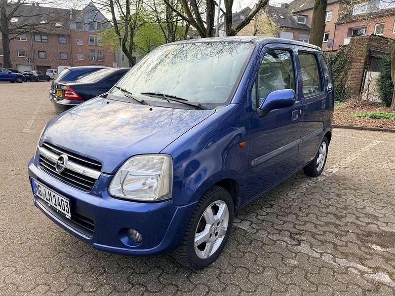 Gebraucht Opel Agila Basis 69 PS (50 kW) 2004 Blau Van / Kleinbus