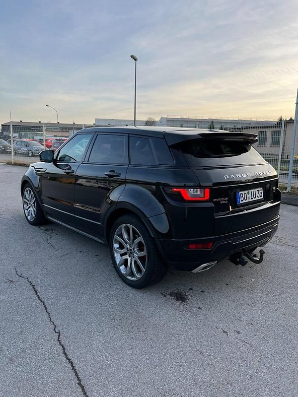 Schwarz Gebraucht 2012 Land Rover Range Rover evoque Dynamic SUV | 12.000 € (Teuer) - Bild 1/4