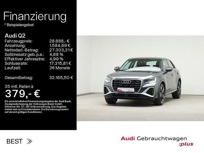 Daytonagrau perleffekt Gebraucht 2022 Audi Q2 Ambiente SUV | 28.888 € (Fairer Preis) - Bild 1/4