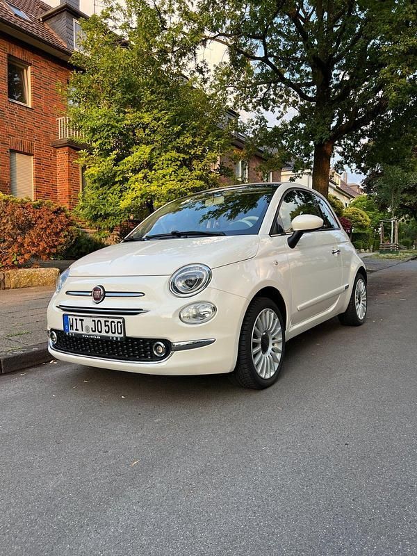 Weiß Gebraucht 2017 Fiat 500C Lounge Cabrio | 9.500 € (Fairer Preis) - Bild 1/4