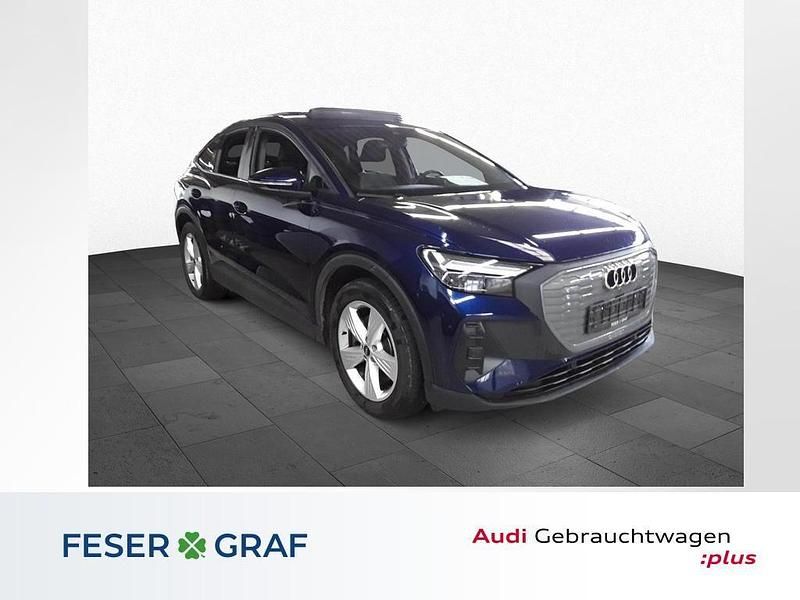 Navarrablau metallic Gebraucht 2022 Audi Q4 e-tron SUV | 32.280 € (Fairer Preis) - Bild 1/4