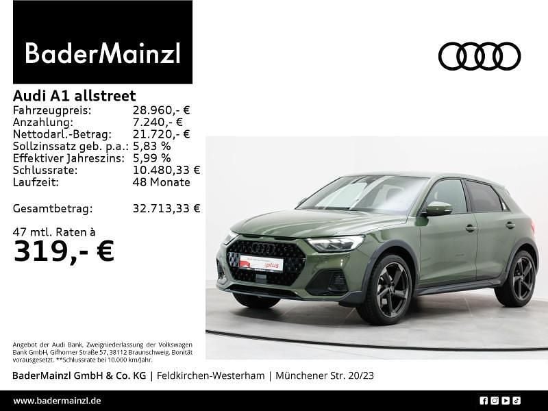 Grün Gebraucht 2024 Audi A1 Ambiente Kleinwagen | 28.960 € (Etwas zu teuer) - Bild 1/4