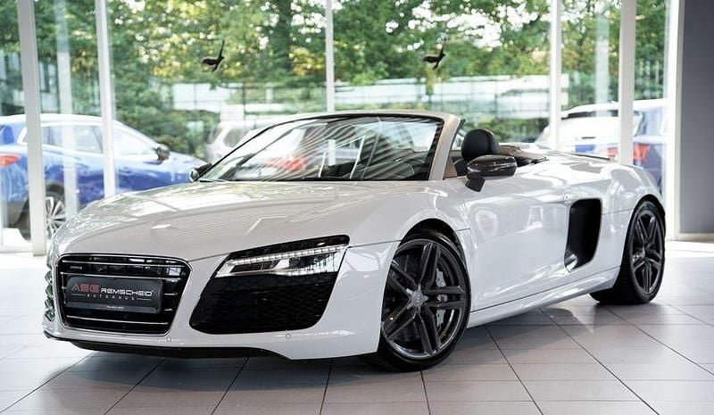 Weiß Gebraucht 2015 Audi R8 Spyder Sport Cabrio | 87.900 € (Guter Preis) - Bild 1/4