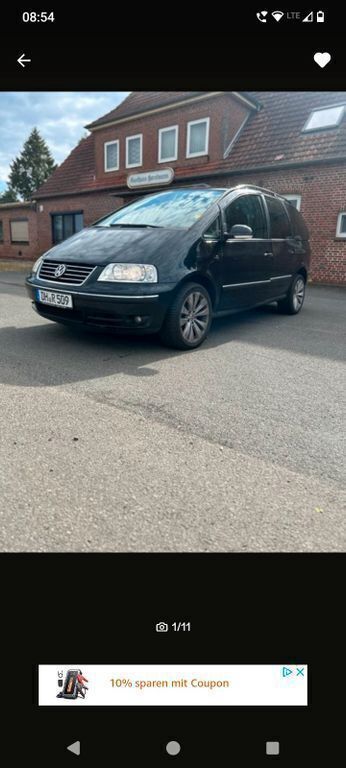 Schwarz Gebraucht 2007 VW Sharan Freestyle Van / Kleinbus | 3.000 € (Guter Preis) - Bild 1/4