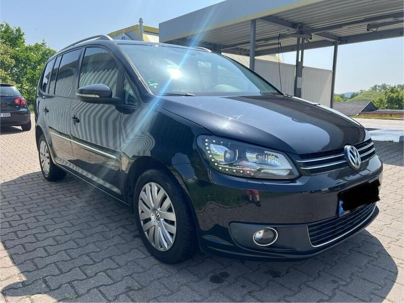 Schwarz Gebraucht 2012 VW Touran Highline Van / Kleinbus | 6.200 € (Fairer Preis) - Bild 1/4