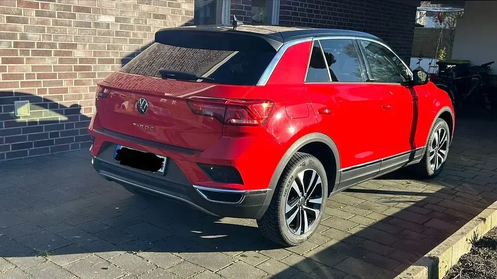 Gebraucht VW T-Roc United 150 PS (110 kW) 2021 Rot SUV