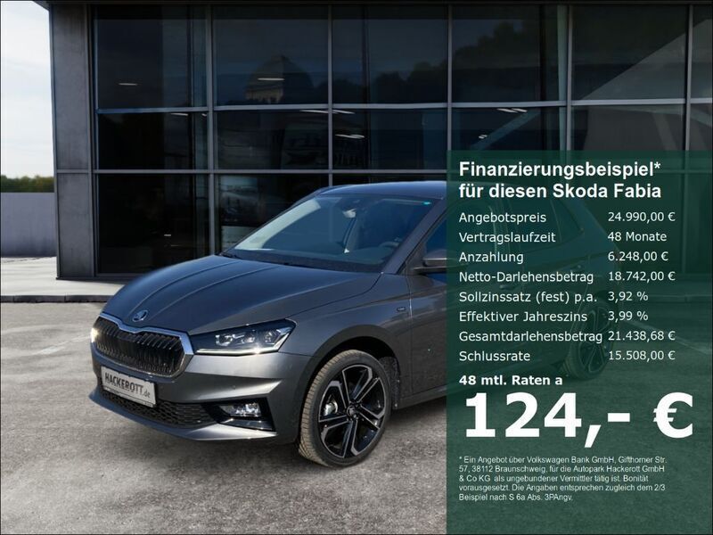 Grau Neu 2025 Skoda Fabia Tour Limousine | 24.990 € (Fairer Preis) - Bild 1/4