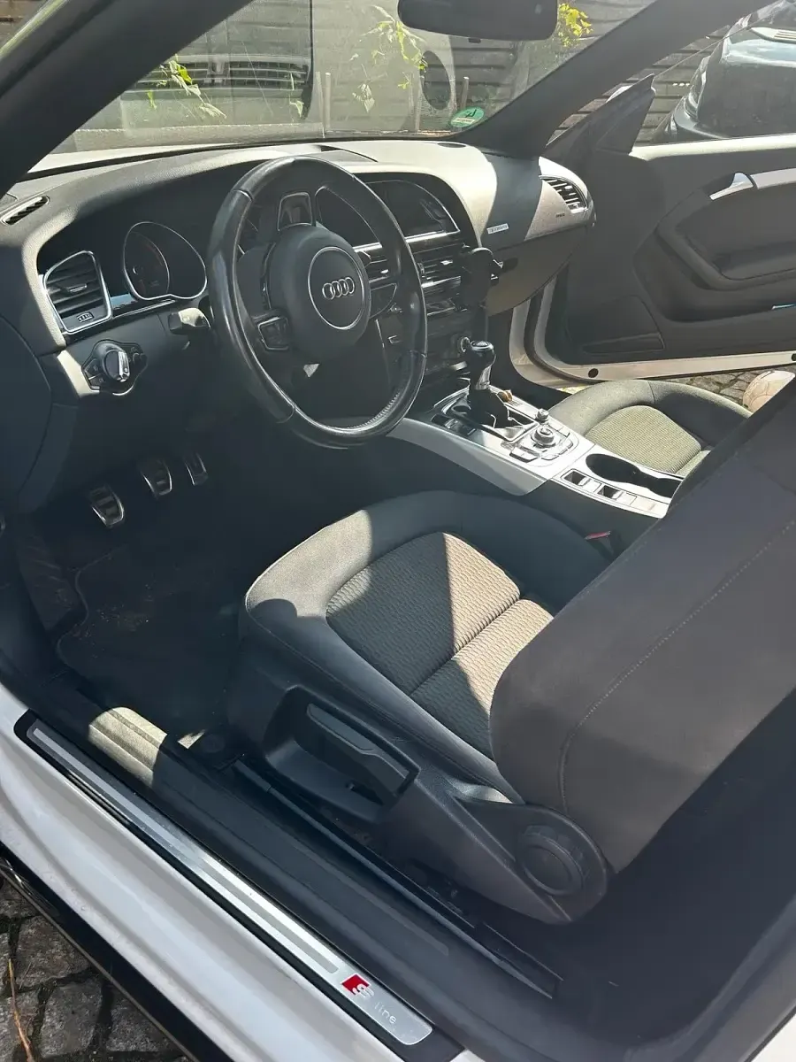 Gebraucht Audi A5 Cabriolet S-Line 190 PS (139 kW) 2016 Weiß Cabrio