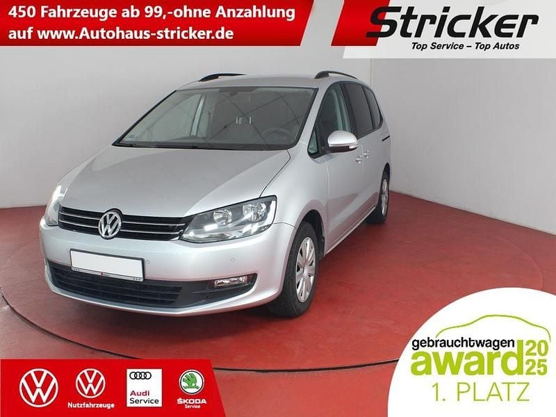 Silber Gebraucht 2010 VW Sharan Trendline Van / Kleinbus | 8.949 € (Guter Preis) - Bild 1/4
