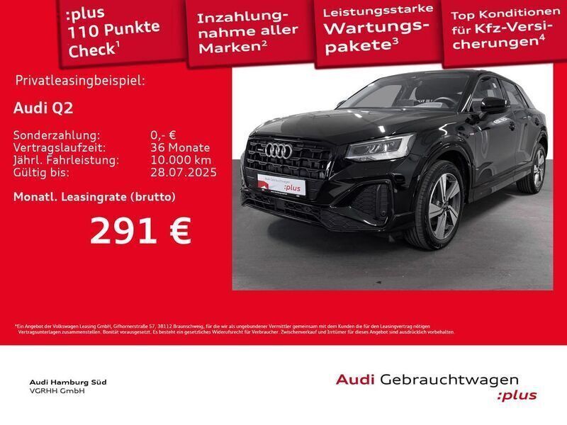 Gebraucht Audi Q2 S-Line 190 PS (139 kW) 2024 Mythosschwarz metallic SUV