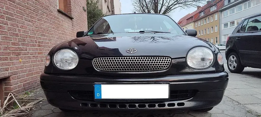 Gebraucht Toyota Corolla 86 PS (63 kW) 1999 Schwarz Kleinwagen