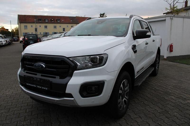Weiss (metallic) Gebraucht 2021 Ford Ranger Wildtrack Abholung | 25.999 € (Guter Preis) - Bild 1/4