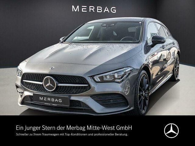 Lack mountaingrau Gebraucht 2020 Mercedes CLA250e Shooting Brake AMG line Kombi | 25.450 € (Fairer Preis) - Bild 1/4