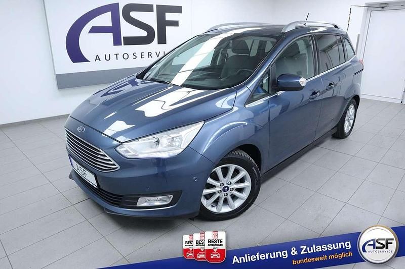 Gebraucht Ford Grand C-Max Titanium 150 PS (110 kW) 2019 Chromablau metallic Van / Kleinbus