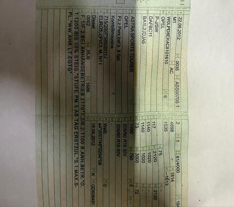 Gebraucht Opel Astra Eco 110 PS (80 kW) 2012 Weiß Kombi