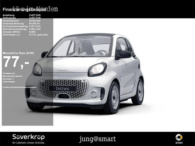 Weiß Gebraucht 2022 Smart ForTwo Electric Drive Coupé | 9.790 € (Superpreis) - Bild 1/2