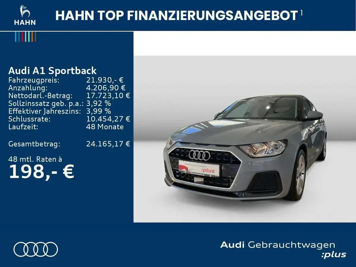 Gebraucht Audi A1 Advanced 116 PS (85 kW) 2025 Pfeilgrau perleffekt SUV