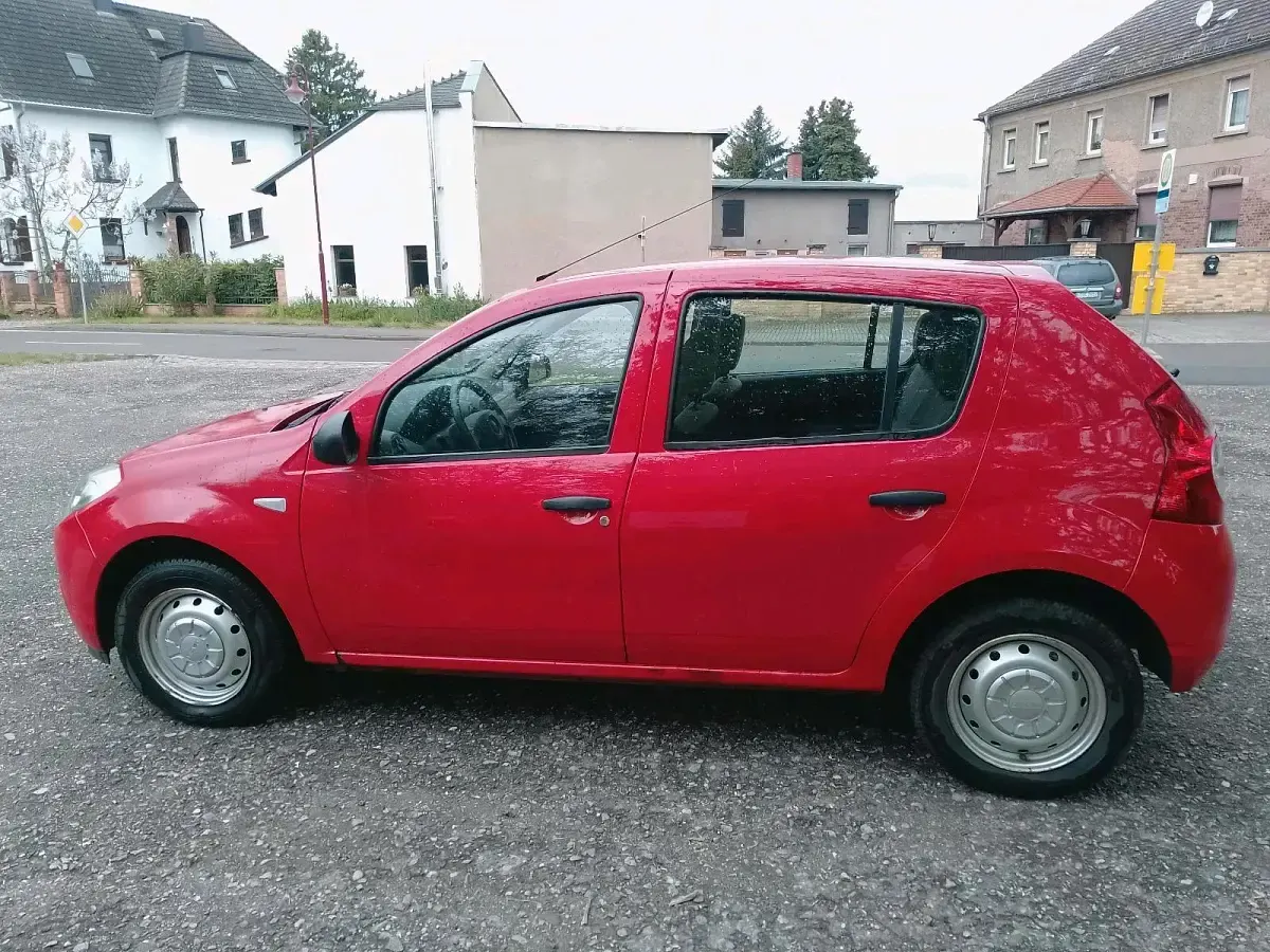 Gebraucht Dacia Sandero 2009 Rot Kleinwagen
