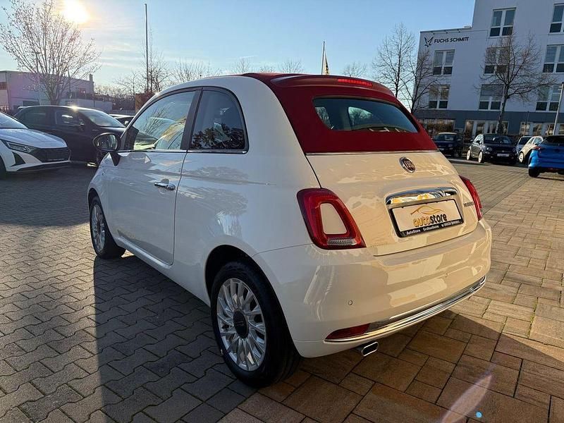 Gebraucht Fiat 500C Basis 69 PS (50 kW) 2023 Pompei grau / verdeck rot Cabrio