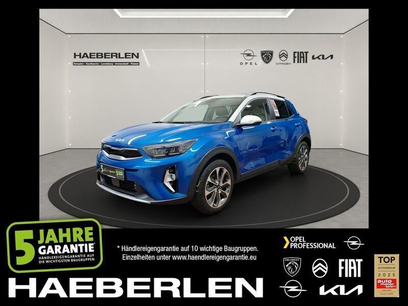 Sporty blue Gebraucht 2022 Kia Stonic Spirit SUV | 16.380 € (Superpreis) - Bild 1/4