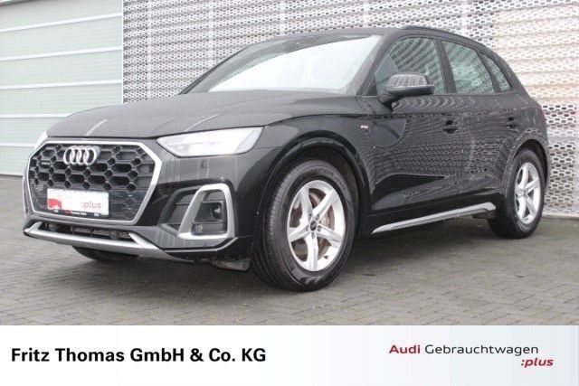 Mythosschwarz metallic Gebraucht 2024 Audi Q5 Basis SUV | 48.790 € (Teuer) - Bild 1/4