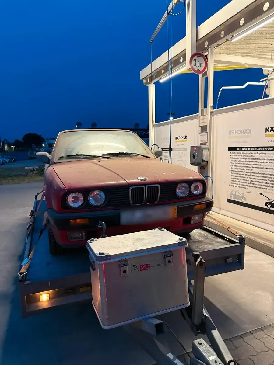 Gebraucht BMW 316 102 PS (75 kW) 1987 Rot Coupé