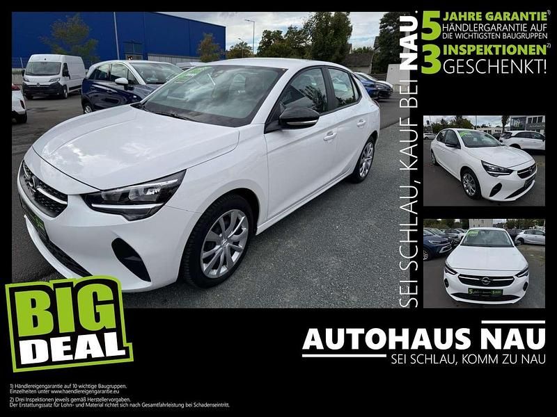 Schneeweiß Gebraucht 2023 Opel Corsa Edition Kleinwagen | 13.490 € (Fairer Preis) - Bild 1/4