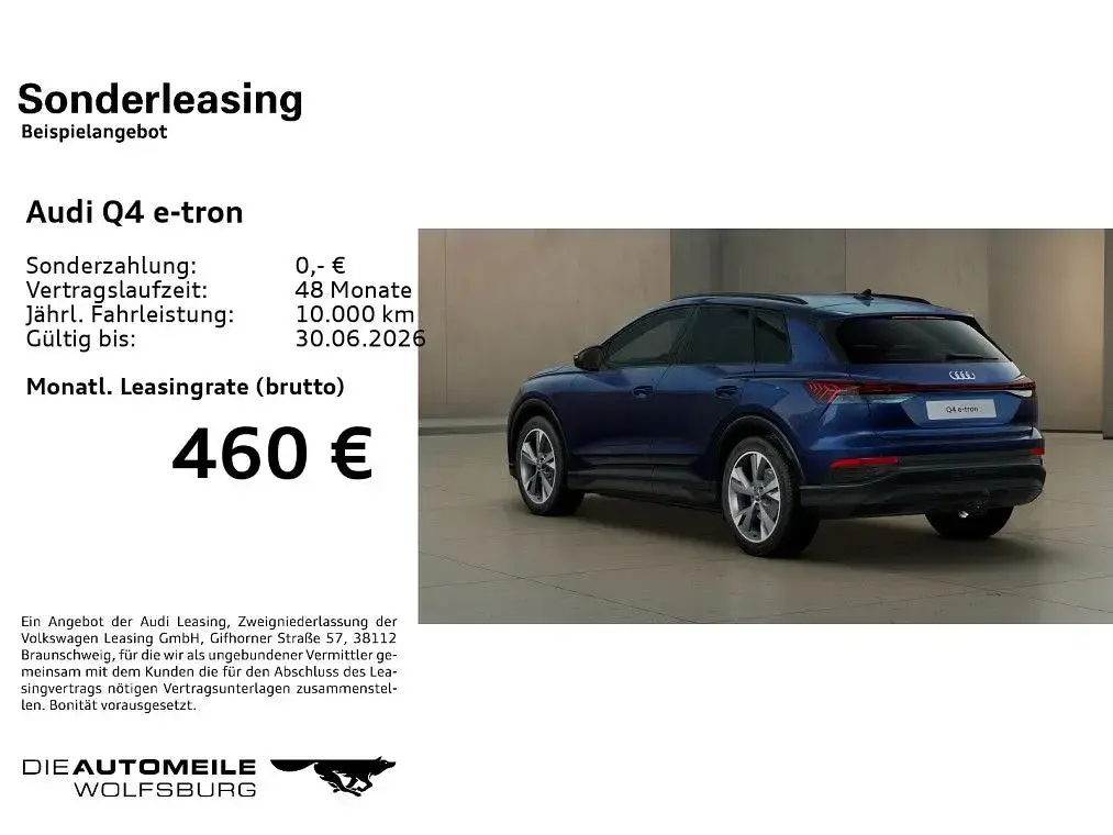 Gebraucht Audi Q4 e-tron Ambiente 210 kW (286 PS) 2025 Navarrablau metallic SUV