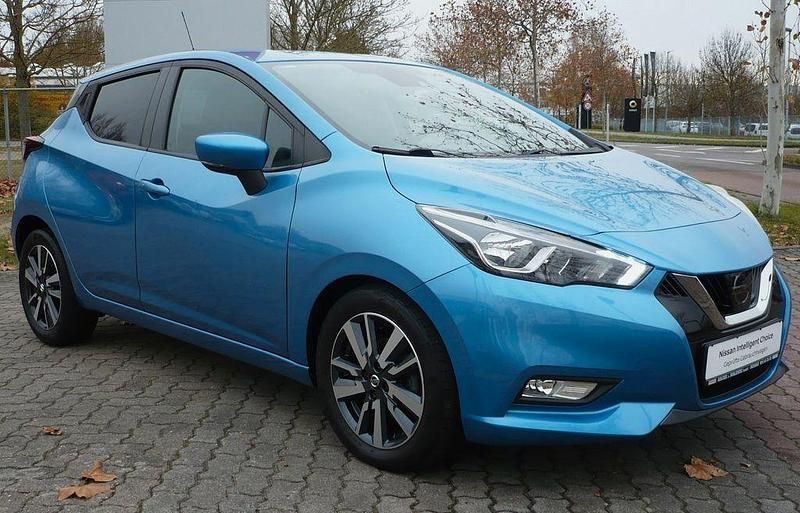 Blau Gebraucht 2018 Nissan Micra N-Connecta Limousine | 10.750 € (Fairer Preis) - Bild 1/4