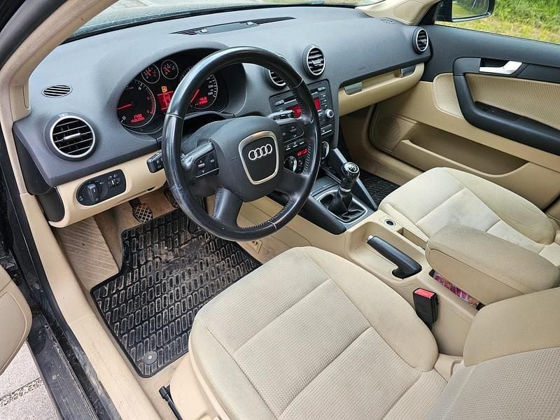 Usata Audi A3 105 CV (77 kW) 2008 Nero Utilitaria