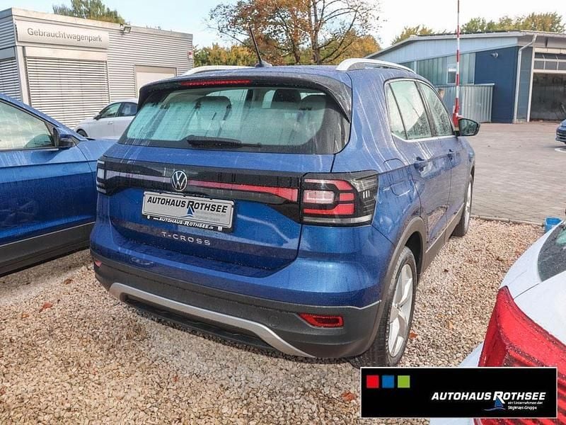 Gebraucht VW T-Cross Style 150 PS (110 kW) 2021 Reef blue metallic SUV