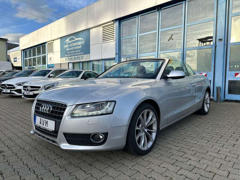Eissilber metallic Gebraucht 2011 Audi A5 Cabriolet Cabrio | 10.000 € (Guter Preis) - Bild 1/4
