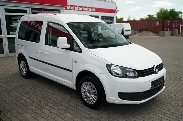 Gebraucht VW Caddy Team 86 PS (63 kW) 2015 Weiß Van / Kleinbus
