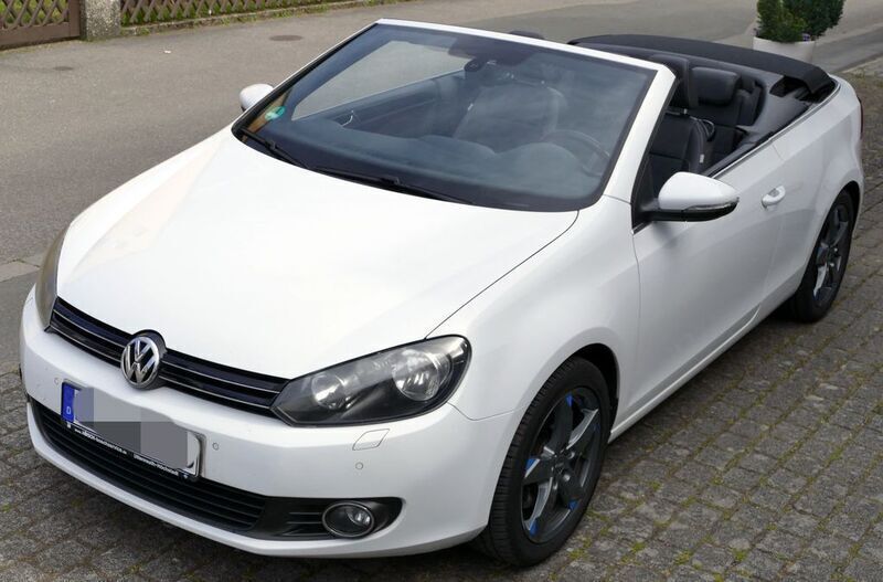 Weiß Gebraucht 2012 VW Golf Cabriolet Cabrio | 7.500 € (Superpreis) - Bild 1/4