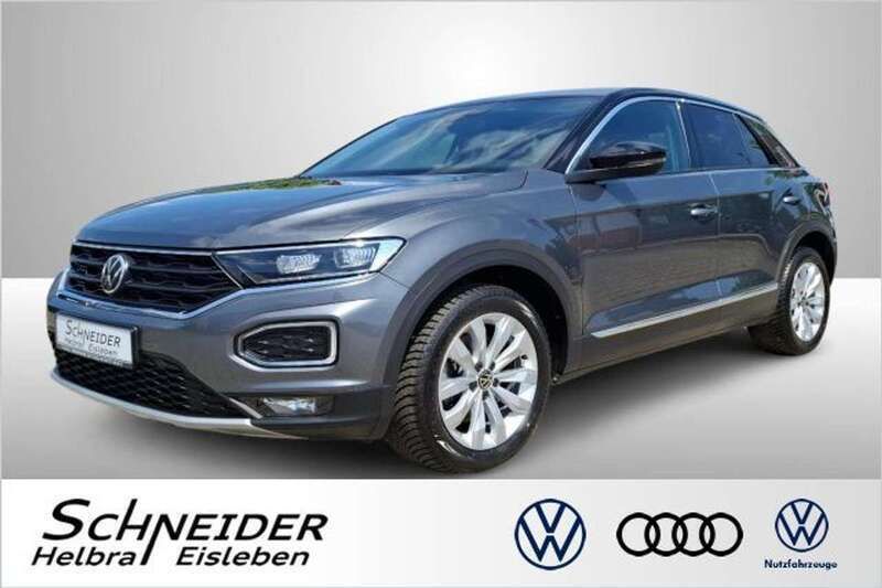 Indiumgrau (metallic) Gebraucht 2021 VW T-Roc Sport SUV | 21.460 € (Fairer Preis) - Bild 1/4