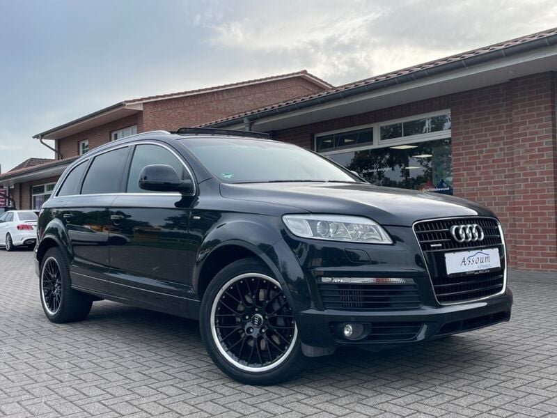 Schwarz Gebraucht 2008 Audi Q7 Sport SUV | 10.900 € (Superpreis) - Bild 1/4