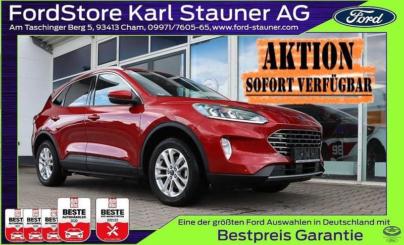 Rot Gebraucht 2021 Ford Kuga Titanium SUV | 19.480 € (Superpreis) - Bild 1/4