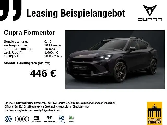 Neu Cupra Formentor VZ 265 PS (194 kW) 2026 Violett SUV