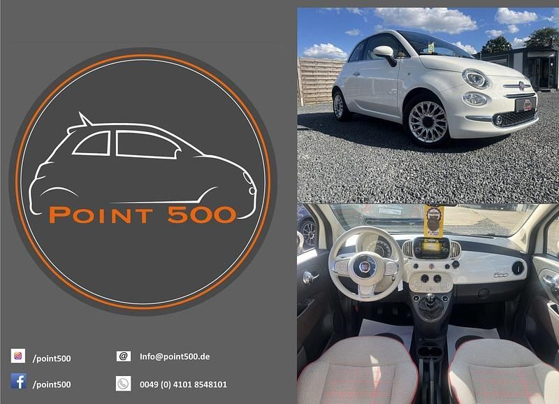 Weiß Gebraucht 2016 Fiat 500 Kleinwagen | 7.280 € (Guter Preis) - Bild 1/4