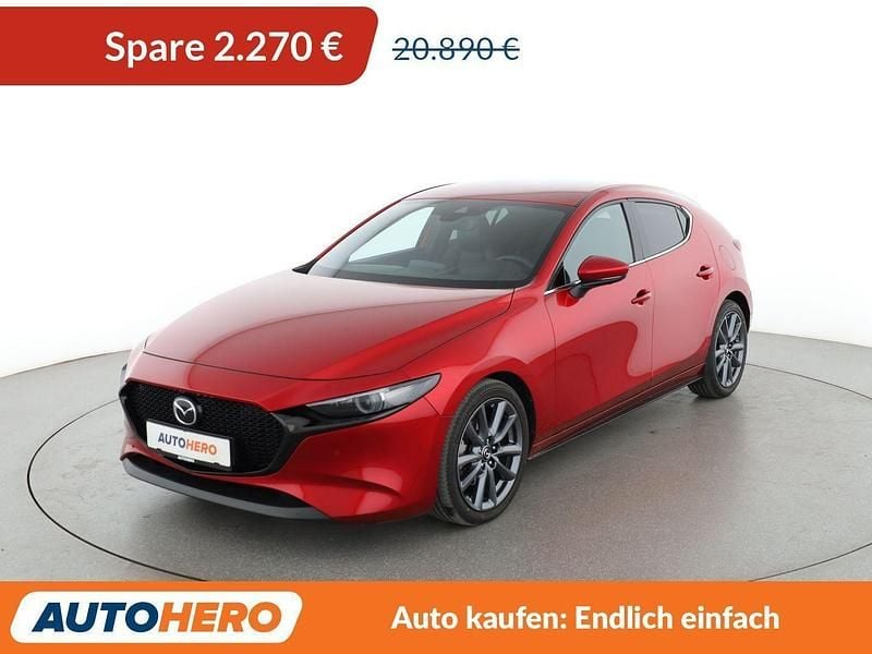 Rot Gebraucht 2019 Mazda 3 Selection Limousine | 18.620 € (Fairer Preis) - Bild 1/3