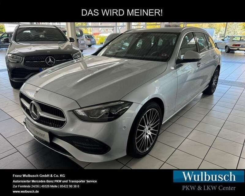 Metalliclack hightechsilber Gebraucht 2021 Mercedes C220 Kombi | 33.390 € (Fairer Preis) - Bild 1/4