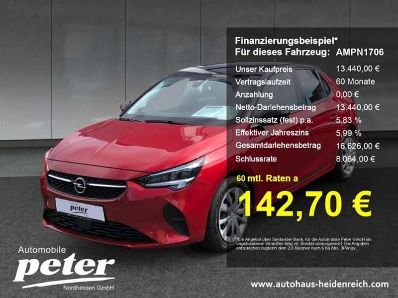 Gebraucht Opel Corsa-e Edition 100 kW (136 PS) 2021 Chili rot/kardio rot Kleinwagen