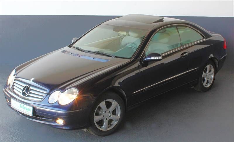 Blau Gebraucht 2002 Mercedes CLK320 Elegance Coupé | 6.700 € (Fairer Preis) - Bild 1/4
