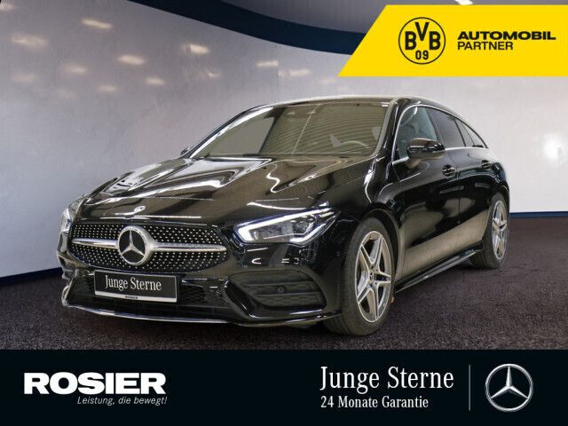 Schwarz / kosmosschwarz (metallic) Gebraucht 2023 Mercedes CLA200 Shooting Brake AMG Kombi | 31.790 € (Guter Preis) - Bild 1/4