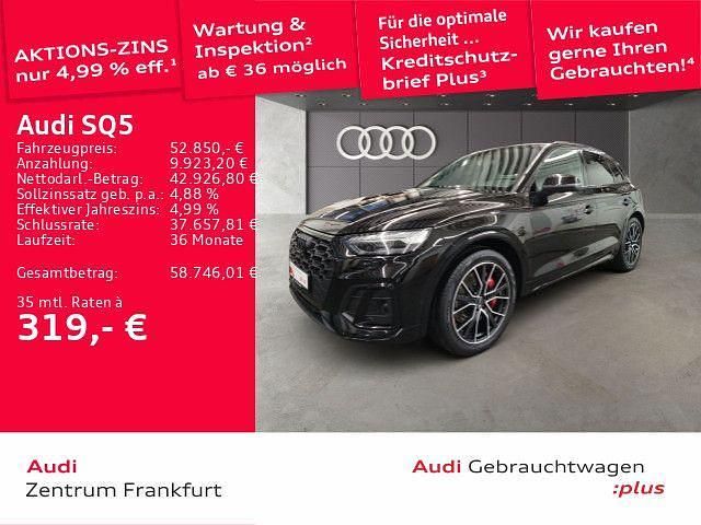 Mythosschwarz metallic Gebraucht 2023 Audi SQ5 Ambiente SUV | 52.850 € (Fairer Preis) - Bild 1/2