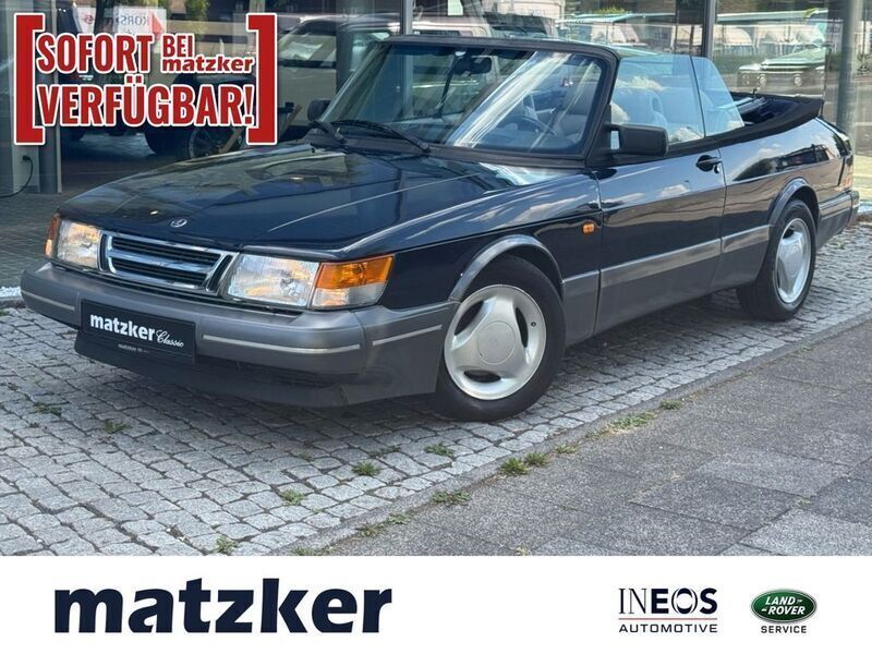 Blau Gebraucht 1993 Saab 900 Cabriolet Cabrio | 29.880 € - Bild 1/4