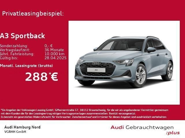 Othercolor Gebraucht 2024 Audi A3 Sportback S-Line Limousine | 35.530 € (Fairer Preis) - Bild 1/4