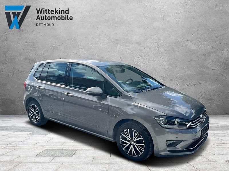Grau Gebraucht 2016 VW Golf Sportsvan Allstar Van / Kleinbus | 10.499 € (Superpreis) - Bild 1/4