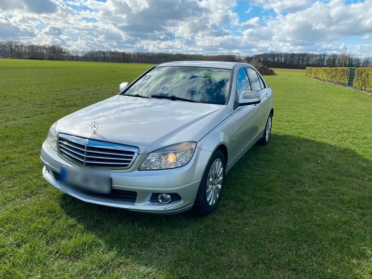 Gebraucht Mercedes C200 2008 Silber Limousine