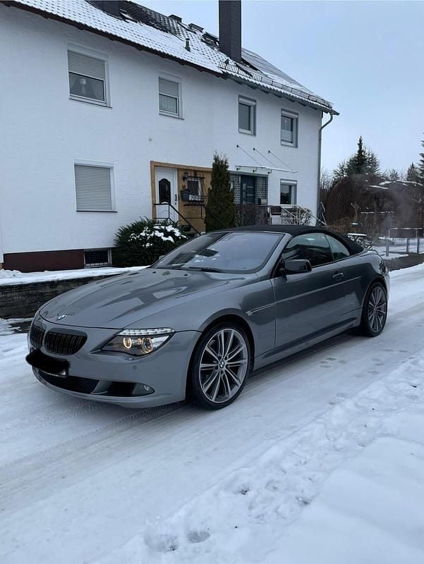 Grau Gebraucht 2009 BMW 650 Cabriolet Cabrio | 12.950 € - Bild 1/4